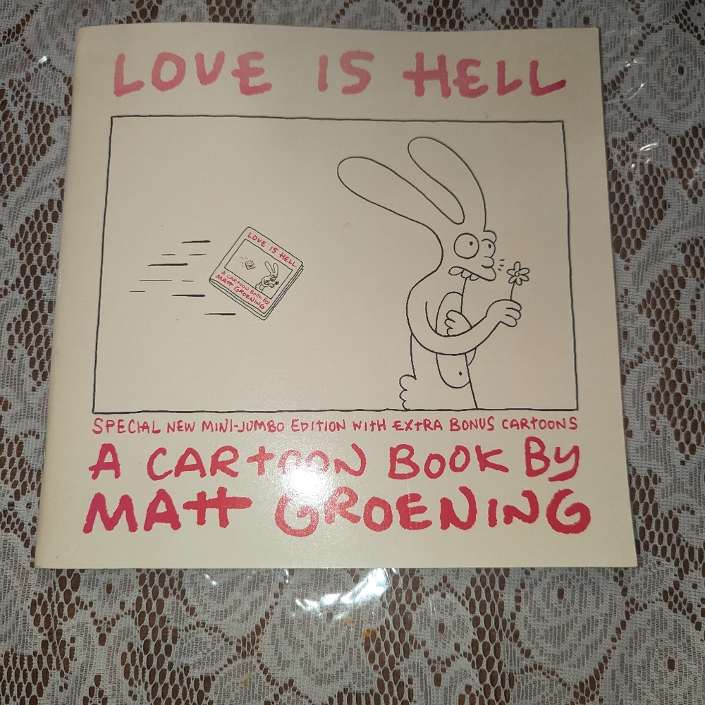 Love Is Hell A Cartoon Book By Matt Groening Softcover Black And White